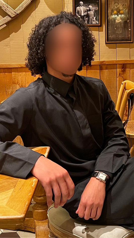 Qamis Ihsan Black